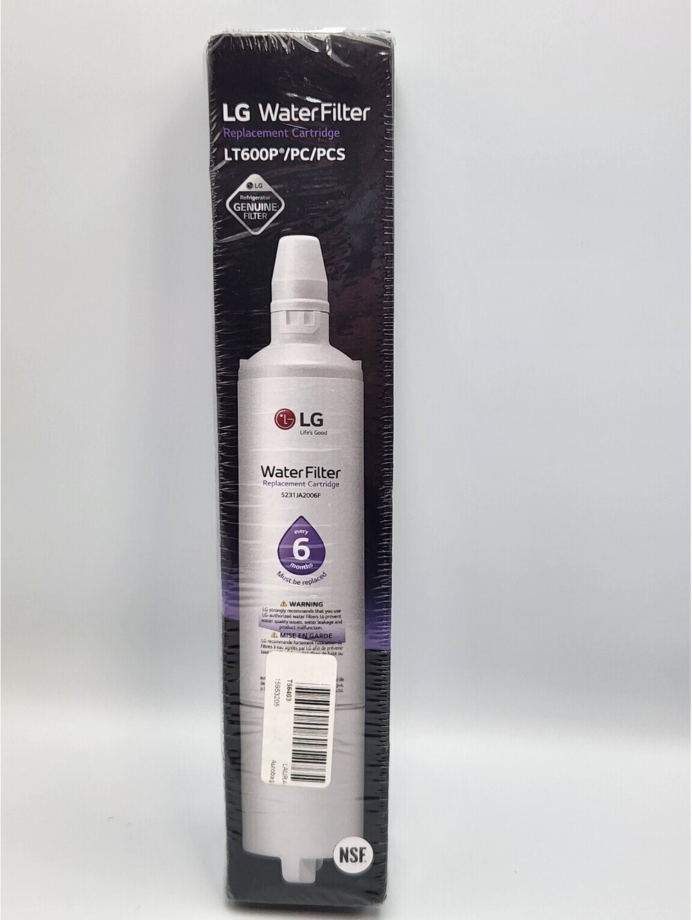 LG LT600P LT600PC LT600PCS Refrigerator Water Filter Replacement Cartridge B7